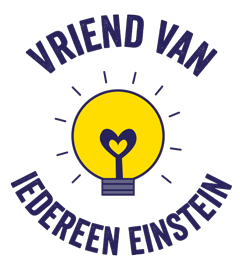 icoon vrienden einstein mettekst